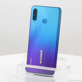 〔中古〕HUAWEI(ファーウェイ) HUAWEI P30 lite 64GB ピーコックブルー MAR-LX2J SIMフリー〔377-ud〕