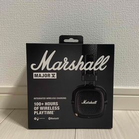 マーシャル(Marshall)の【新品・未使用】Marshall MAJOR V ブラック 最新モデル 正規品(ヘッドフォン/イヤフォン)