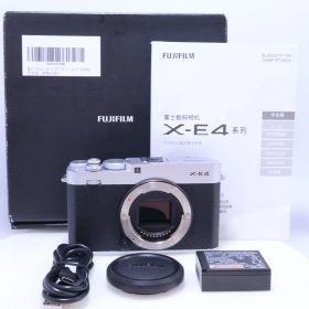 【1,589回 極美品】FUJIFILM X-E4 ボディ シルバー F X-E4-S ミラーレスデジタルカメラ