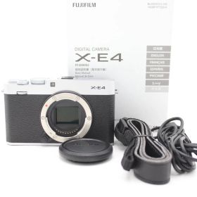 ショット数396！■ほぼ新品■ FUJIFILM ミラーレスデジタルカメラ X-E4 ボディ シルバー F X-E4-S ♯91006