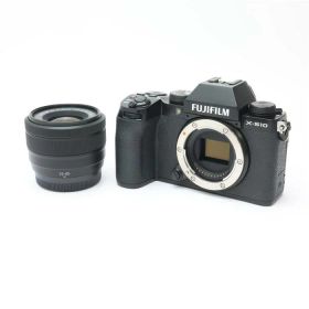 【中古】 《良品》 FUJIFILM X-S10 XC15-45mmレンズキット ブラック [ デジタルカメラ ]