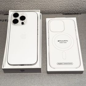 Apple iPhone 16 Pro 512G 本体 ホワイト ケース付き