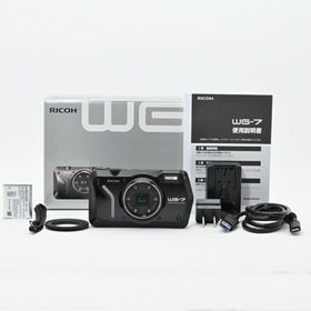 ＜美品＞ RICOH WG-7 ブラック｜防水・耐衝撃タフネスカメラ(コンパクトデジタルカメラ)