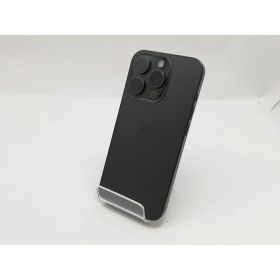 【中古】Apple 国内版 【SIMフリー】 iPhone 15 Pro 128GB ブラックチタニウム MTU73J/A【宇田川】保証期間1ヶ月【ランクB】