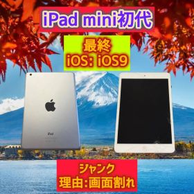 iPad mini 初代 12GB iOS 9 画面割れ ジャンク