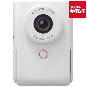 【新品】キヤノン PowerShot V10 ホワイト Canon コンパクトデジタルカメラ Vlog対応 4K動画撮影 高画質 Wi-Fi搭載 《納期約１－２週間》