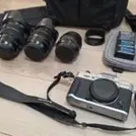 【フルセット】Fujifilm XT20 ミラーレスカメラ 3本レンズ付き