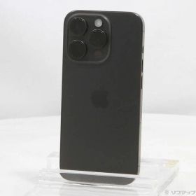 ソフマップ 〔中古品〕 iPhone15 Pro 256GB ブラックチタニウム MTUC3J／A SIMフリー【344】