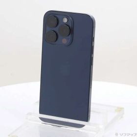 ソフマップ 〔中古品〕 iPhone15 Pro 128GB ブルーチタニウム MTUA3J／A SIMフリー【371】