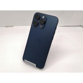 【中古】Apple 海外版 【SIMフリー】 iPhone 15 Pro Max 1TB ブルーチタニウム【新宿東口】保証期間１ヶ月【ランクB】