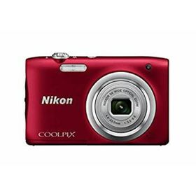 Nikon デジタルカメラ COOLPIX A100 光学5倍 2005万画素 レッド A100RD ggw725x(コンパクトデジタルカメラ)