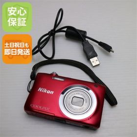 ニコン(Nikon)の中古 COOLPIX A100 レッド M444(コンパクトデジタルカメラ)