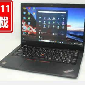 中古 フルHD 13.3インチ Lenovo ThinkPad X395 Type-20NM Windows11 高性能 AMD Ryzen 5-Pro 3500u 8GB 爆速NVMe式256GB-SSD カメラ LTE 無線 Office付き Win11【中古ノートパソコン 中古パソコン 中古PC】送料無料 あす楽対応 即日発送（Windows10も対応可能 Win10）