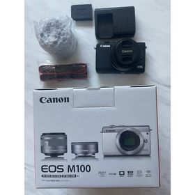 キヤノン(Canon)のCanon EOS M100 Wレンズキット BK(ミラーレス一眼)