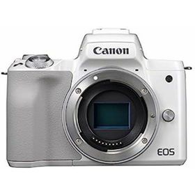 【中古】（非常に良い）Canon ミラーレス一眼カメラ EOS Kiss M ボディー ホワイト EOSKISSMWH-BODY(ミラーレス一眼)