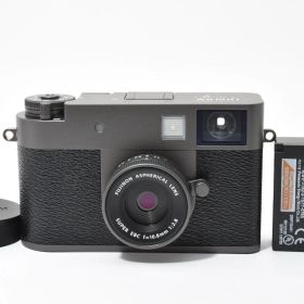 シャッター回数2600回■美品■ FUJIFILM X-half チャコールシルバー F X-HF1-CS JP 二言語対応