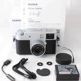 ☆新品同様品☆ 富士フイルム FUJIFILM コンパクトデジタルカメラ X-half シルバー F X-HF1-S JP #3962