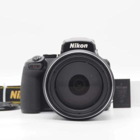 ニコン Nikon Coolpix P1000 16MP 4K UHD Digital Camera Black [美品] #Z5734A