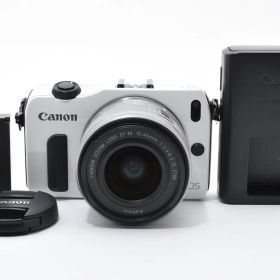 Canon EOS M ホワイト / EF-M 18-55mm IS STM レンズキット【美品】#2724552