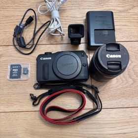 【中古】Canon EOS M レンズ＋ビューファインダー付き