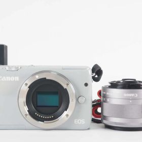 キャノン Canon EOS M10 18.0MP Mirrorless Digital Camera gray 15-45mm Lens [新品同様] #Z5438A
