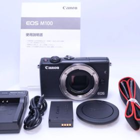 【極美品】Canon EOS M100 ボディ ブラック EOSM100BK-BODY ミラーレス一眼カメラ