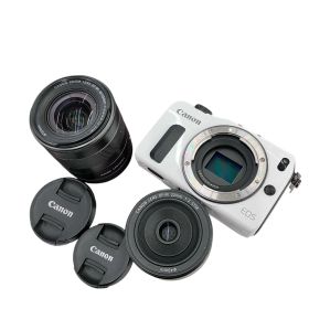 186001 動作未確認 canon キャノン ミラーレス一眼 EOS M DS126391 ホワイト