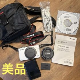 Canon EOS M10 ホワイト ミラーレス一眼レフカメラ