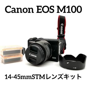 美品♪ Canon EOS M100 ブラック 15-45mmレンズキット