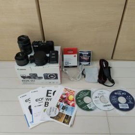 【美品】Canon EOS M2 ミラーレスカメラ ダブルレンズキット
