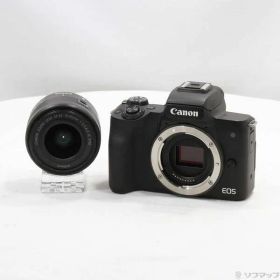 ソフマップ 〔中古品〕 EOS Kiss M EF-M15-45 IS STM レンズキット ブラック【198】