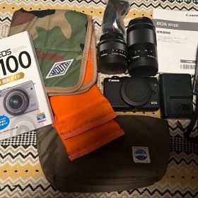 Canon EOS M100 ミラーレスカメラ Wズームキット BK