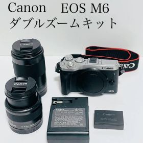 特価 Canon キヤノン EOS M6 ダブルズームキット ミラーレス一眼