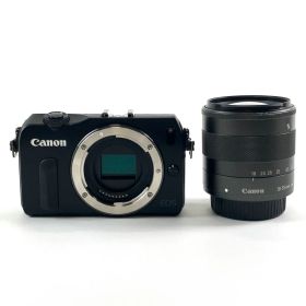 キヤノン Canon EOS M EF-M 18-55 IS STM レンズキット ブラック デジタル ミラーレス 一眼カメラ 【中古】