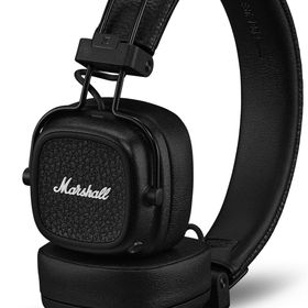 Marshall ワイヤレスオンイヤーヘッドホン Major V ブラック Bluetooth/連続再生100時間/Qi充電対応/通話対応/正規品【並行輸入品】