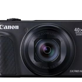 Canon コンパクトデジタルカメラ PowerShot SX740 HS ブラック 光学40倍ズーム/4K動画/Wi-Fi対応 PSSX740HSBK