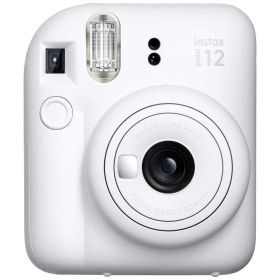 【新品・送料無料】FUJIFILM 富士フィルム インスタントカメラ instax mini 12 チェキ クレイホワイト 4547410489149