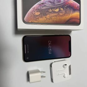 【ジャンク】iPhone XS 256GB ゴールド 背面ガラス割れ 動作OK