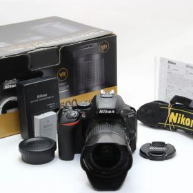 B+ (並品) Nikon ニコン D5600 AF-P NIKKOR 18-55mm VR レンズ 初期不良返品無料 12-145