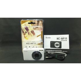 ケンコー(Kenko)のs26g-015k【中古】Kenko ケンコー デジタルカメラ KC-AF11 ホワイト(コンパクトデジタルカメラ)