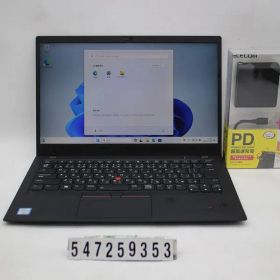 Lenovo ThinkPad X1 Carbon 6th Gen Core i5 8350U 1.7GHz/8GB/256GB(SSD)/14.0W/FHD(1920x1080) タッチパネル/Win11 【547259353】