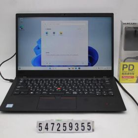 Lenovo ThinkPad X1 Carbon 6th Gen Core i5 8350U 1.7GHz/8GB/256GB(SSD)/14.0W/FHD(1920x1080) タッチパネル/Win11 【547259355】