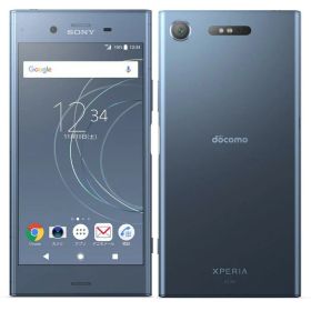 【中古】docomo Xperia XZ1 SO-01K Moonlite Blue 白ロム