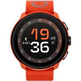 スント Suunto SUUNTO RUN（ラン）CORAL ORANGE（コーラル オレンジ）46mm テキスタイルストラップ AMOLEDディスプレイ 軽量 GPSスマートウォッチ SS051112000