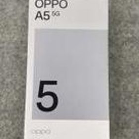 OPPO OPG06 A5 5G AU ホワイト 未使用 OPG06 A5 5G AU ホワイト 未使用 OPPO