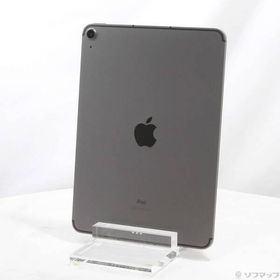 〔中古〕Apple(アップル) iPad Air 第4世代 64GB スペースグレイ MYGW2J／A auロック解除SIMフリー〔262-ud〕