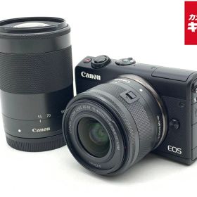 【中古】 【良品】 キヤノン EOS M100 ダブルズームキット ブラック 【ミラーレス一眼】 【6ヶ月保証】