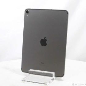【中古】au iPad Pro 11インチ 64GB スペースグレイ MU0M2J／A SIMフリー 【305-ud】