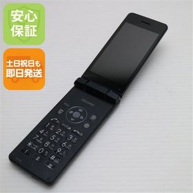 安心保証 美品 SH-02L AQUOS ケータイ ブラック 本体 白ロム
