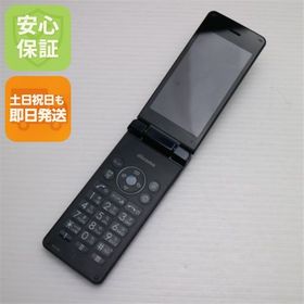 安心保証 良品中古 SH-02L AQUOS ケータイ ブラック 本体 白ロム
